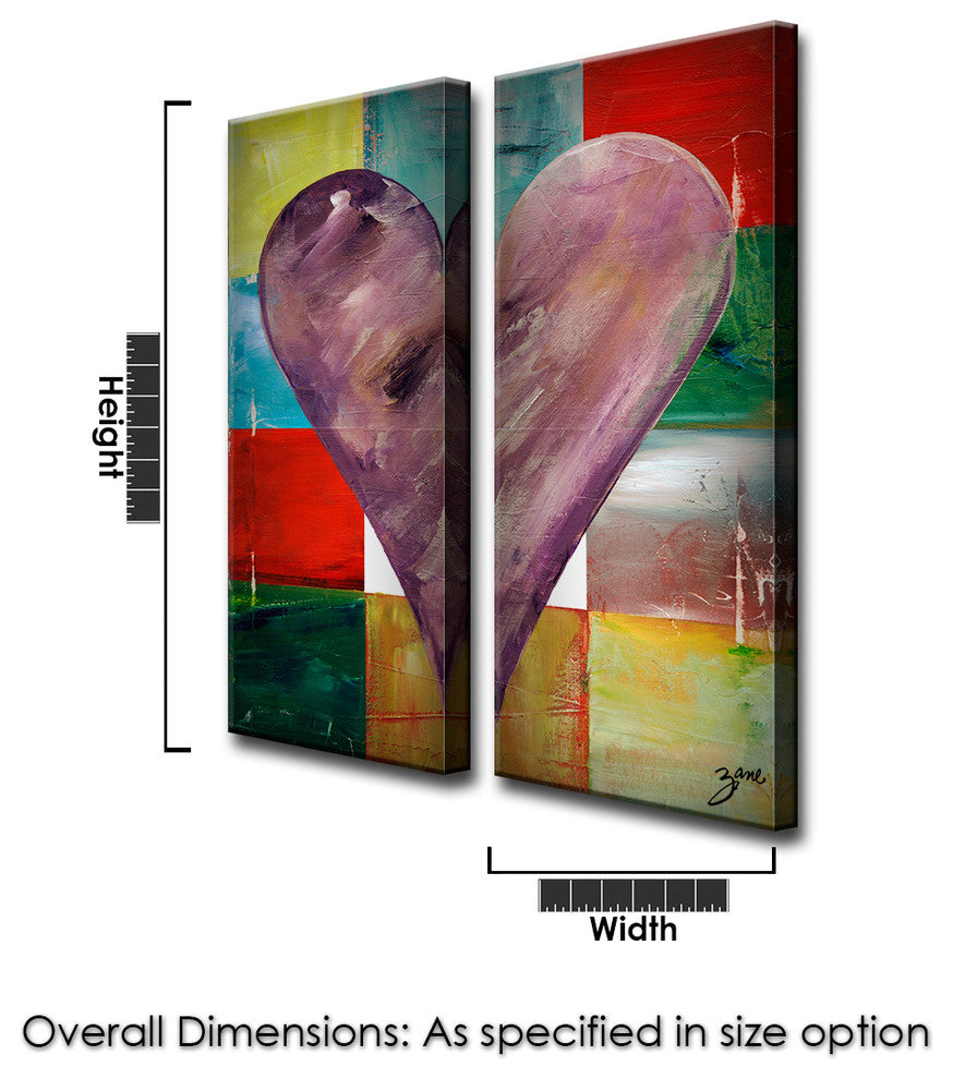 Heartwork "Cairo" 2-Piece Canvas Art Set, 40"x16"