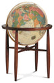 Finley Globe 20" Antique Illuminated