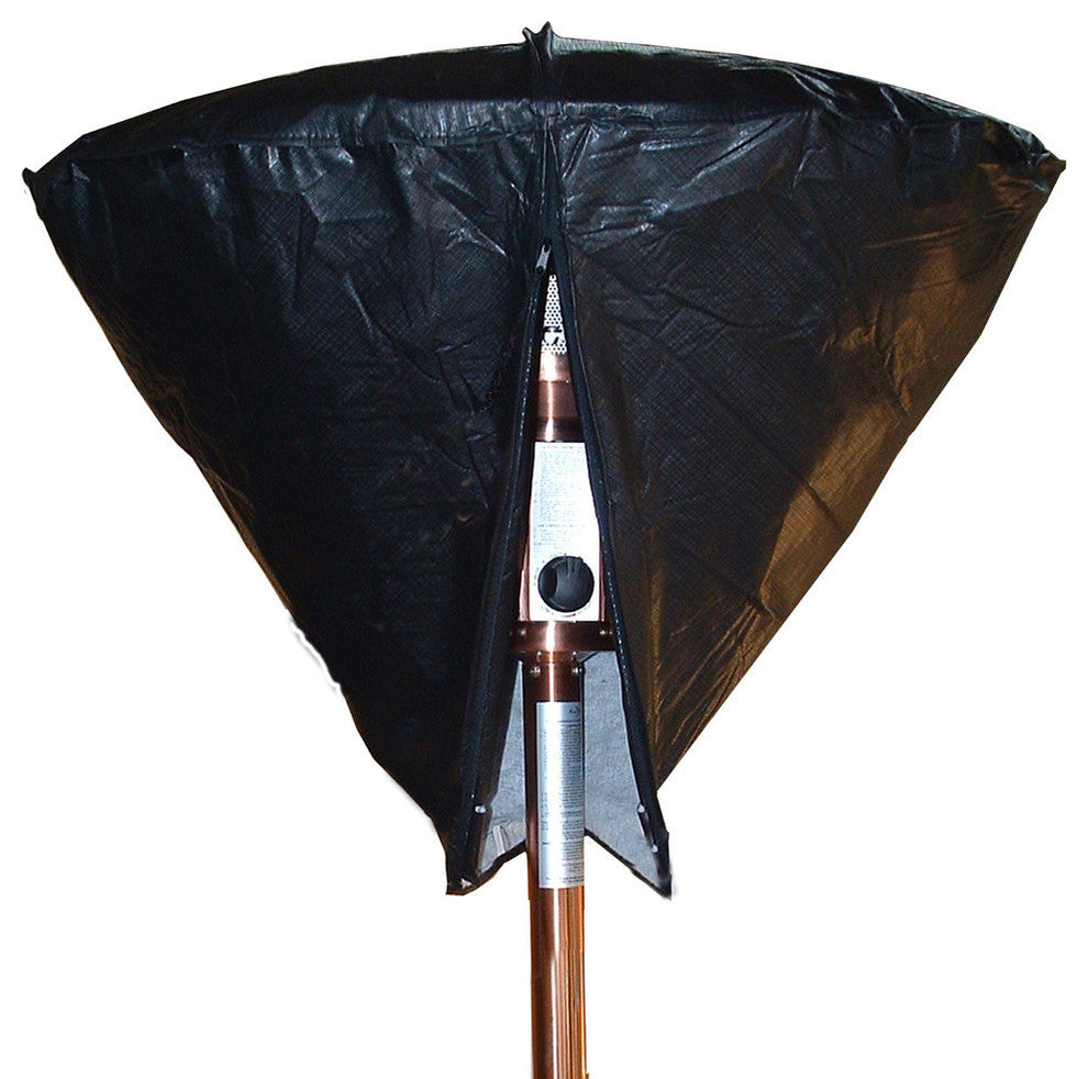 Full Length Outdoor Flame Patio Heater Vinyl Cover, Heater Head