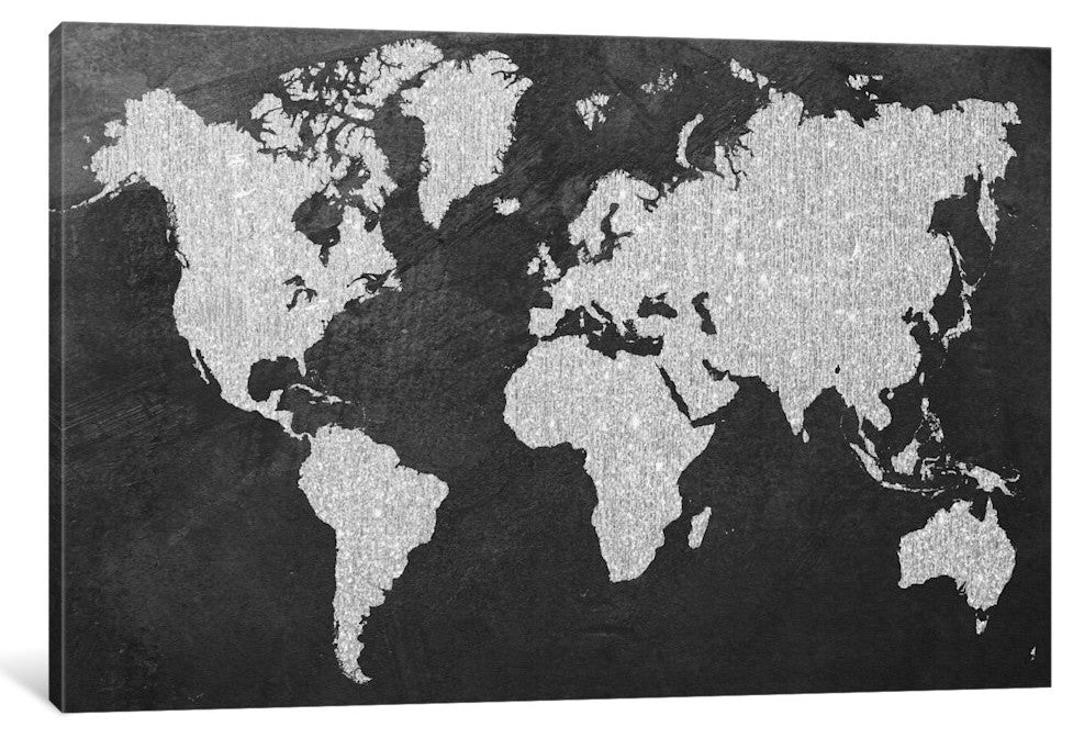 "Grey Map Gallery" by Natasha Westcoat, 18x12x1.5"