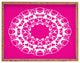 Deny Designs Karen Harris Mod Medallion Magenta Rectangular Tray