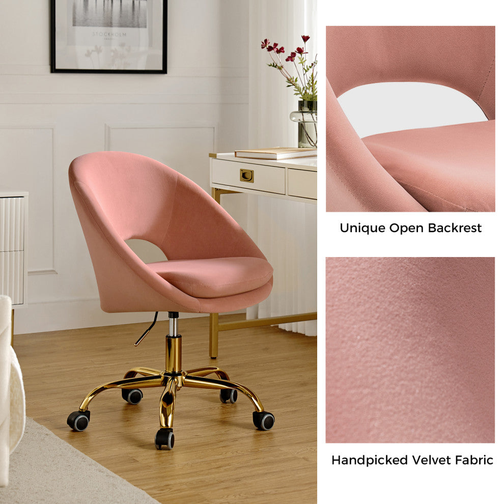 Savas Task Chair, Pink