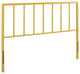Tatum Queen Headboard - Gold