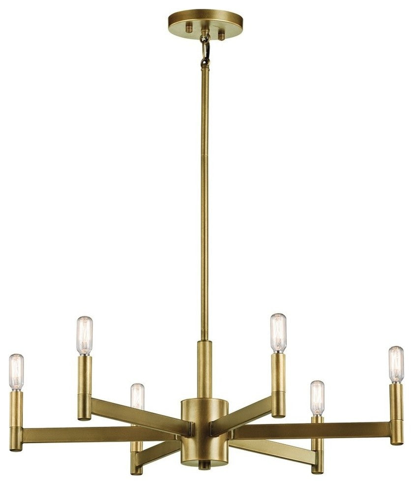 Kichler Erzo Six Light Chandelier 43859NBR