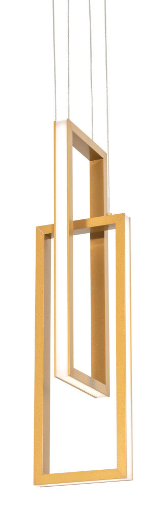 Cole Pendant, LED 24W, 2400 LM, 120V, Gold
