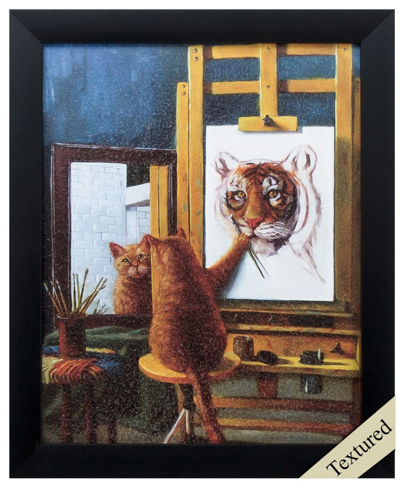 Norman Catwell Non-Glass Framed Art