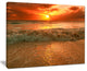 "Amazing Beauty of Sun Reflection in Sea" Seascape Art Canvas, 40"x30"