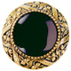 Victorian Jewel Knob Antique Brass, Blue Sodalite Natural Stone, 24k Gold Plate,