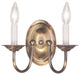 Home Basics Wall Sconce, Antique Brass