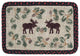 Moose/Pinecone Wicker Weave Placemat 13"x19"
