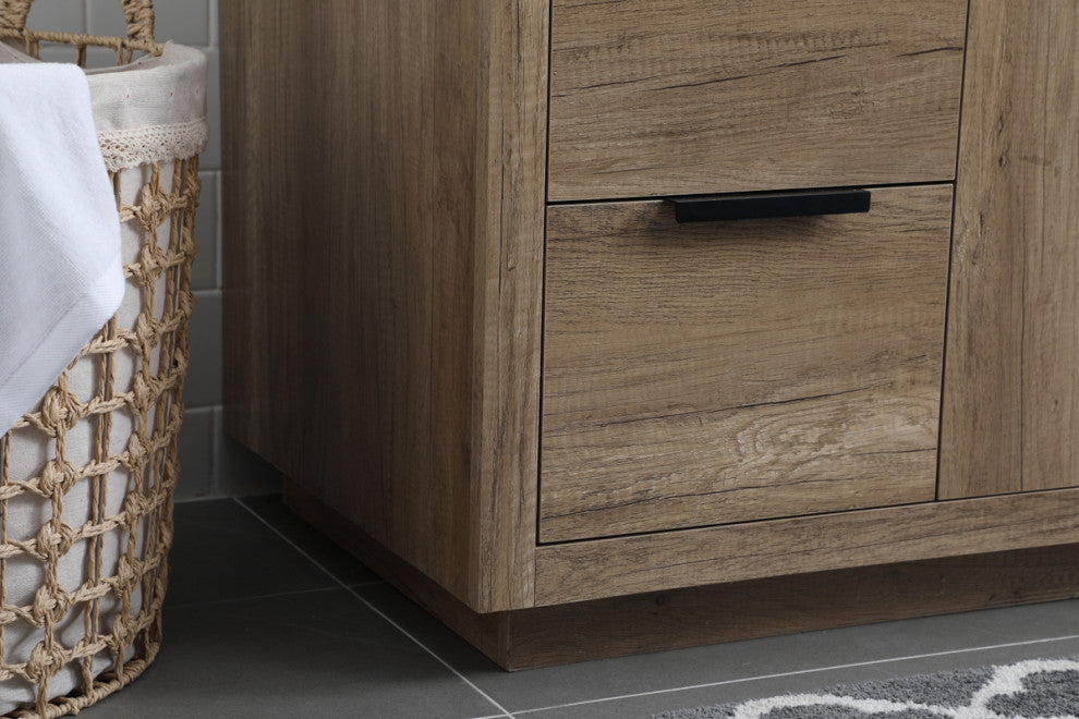 Bethany Single Bathroom Vanity, Natural Oak, 54"