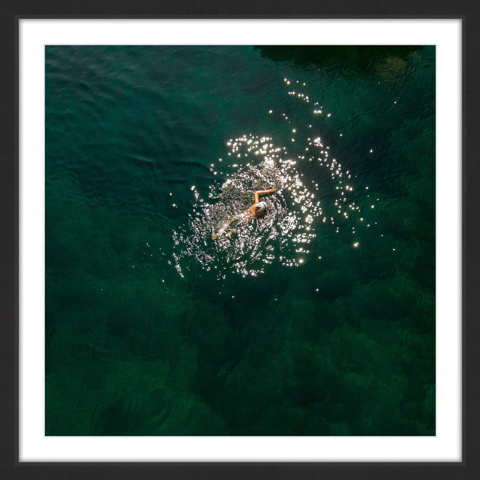 "Breaststroke" Framed Print by Karolis Janulis