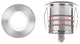 WAC Lighting LED 2" 12V Indicator Light, Stainless Steel