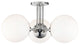 Stella 3-Light Semi-Flush Mount, Finish: Polished Nickel