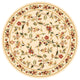 Cambridge 7331 Ivory Floral Vine, 7'7" Round