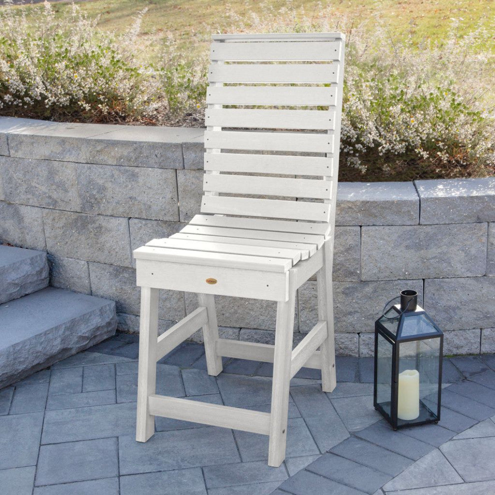 Weatherly Counter Side Chair, White