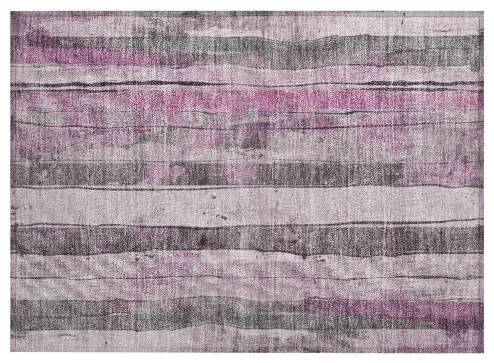 Machine Washable Indoor/Outdoor Chantille ACN1874 Pink 1'8" x 2'6" Rug
