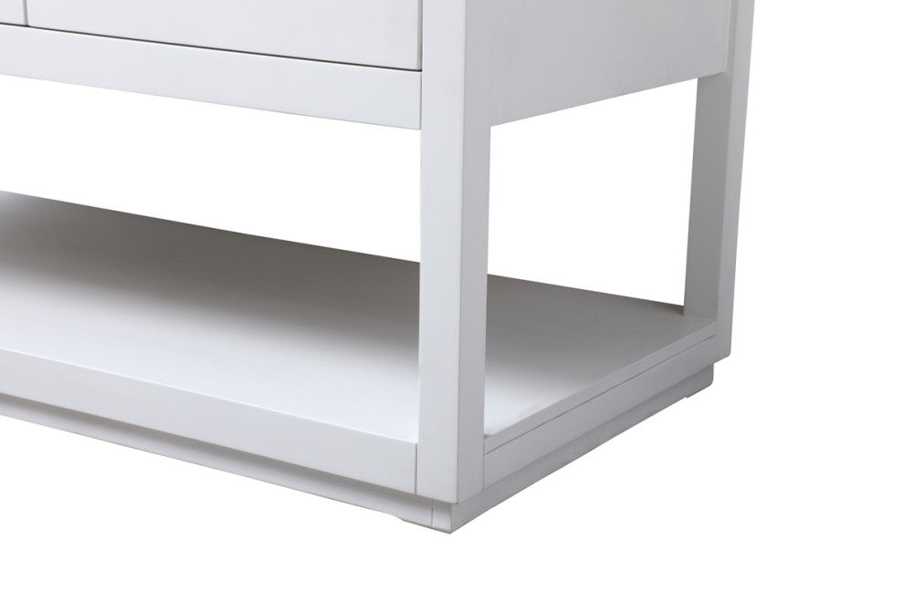 Louie 54" SIngle Bathroom Vanity, White