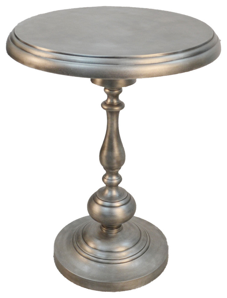 Pearson Metal Accent Table - Antique Nickel