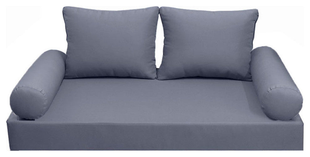 S1 Twin Size 5PC Knife Edge Daybed Mattress Cushion Bolster Complete Set AD001