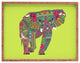 Deny Designs Sharon Turner Painted Elephant Chartreuse Rectangular Tray