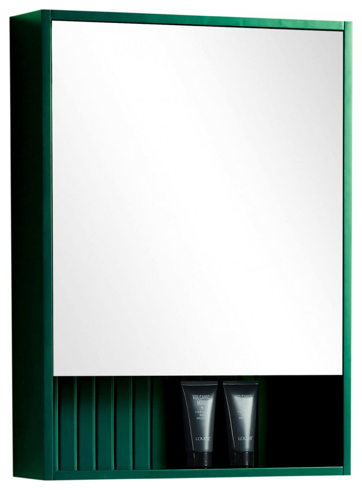Venezian 18" Medicine Cabinet, Green, 22"