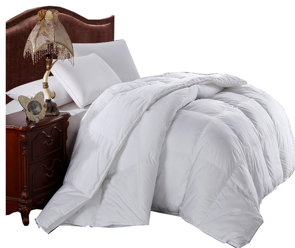 Oversized Hungarian Down Alternative Comforter Insert, White, Twin/Twin Xl