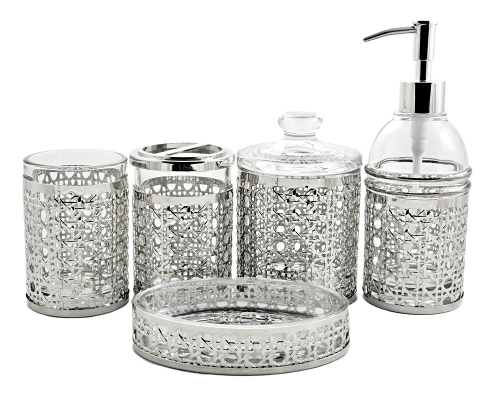 Bathroom Accessory Set of Ornamental Collection