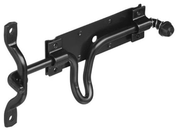 National Hardware® N236-729 Stall/Gate Latch, Black, V1136