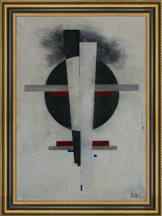 Kazimir Malevich Suprematism - 18" x 27" Framed Premium Canvas Print
