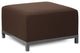 Seascape Axis Ottoman Slipcover, Chocolate