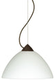 Tessa 1 Light Pendant Lighting, Bronze, LED