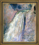 John Twachtman Waterfall, Yellowstone Framed Premium Canvas Print, 20"x25"