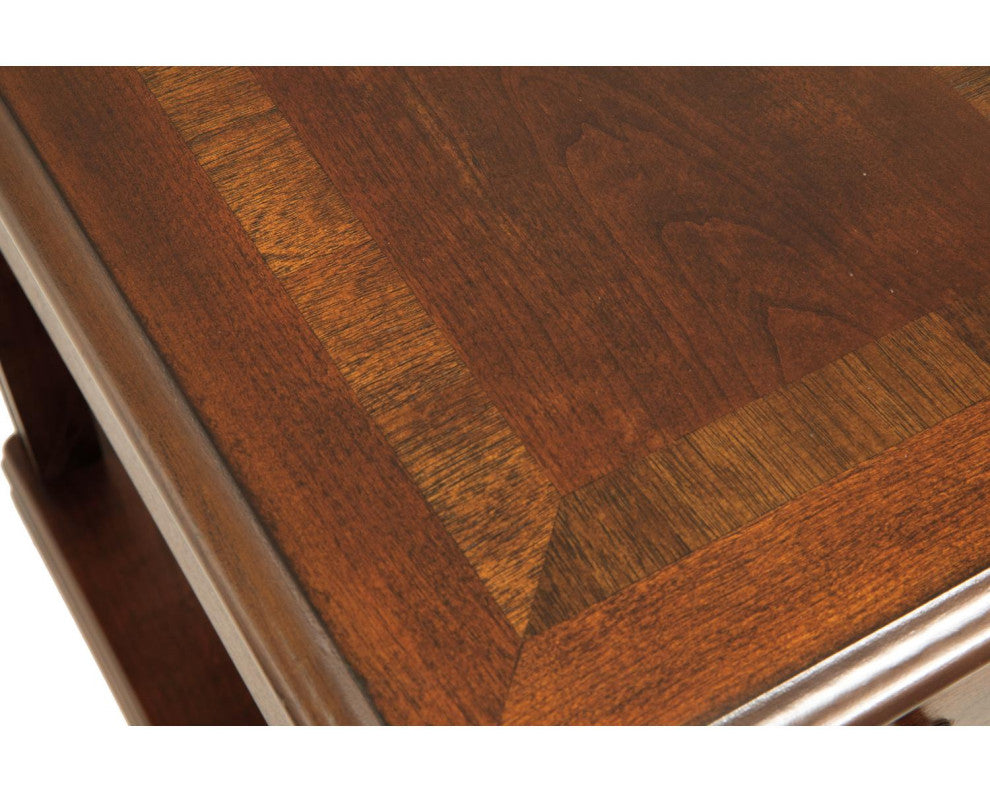 Breegin Contemporary Brown Chair Side End Table