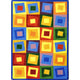Off Balance 5'4" X 7'8" Area Rug, Color Brights