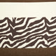 Dann Foley Square Linen Cushion Zebra Print Upholstery