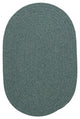 Colonial Mills Bristol WL27 Teal Traditional Area Rug, Oval 2'x3'
