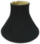 Royal Designs Twisted Pleat Basic Lampshade, Beige, Black, 6x12x9