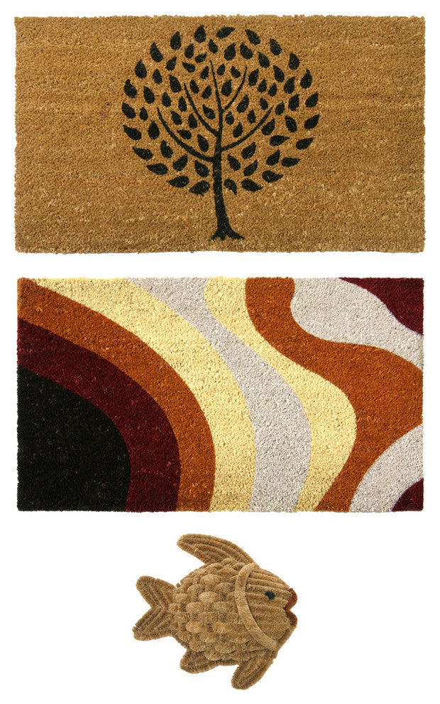 Contemporary Doormat Kit, Set of 3