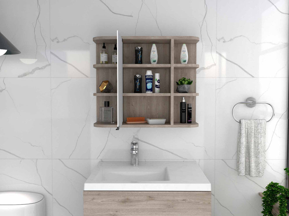 Valdez Medicine Cabinet, Light Gray