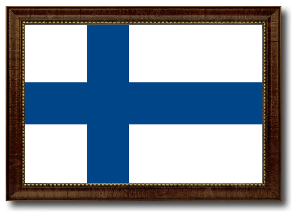 Finland Country Flag Canvas Print, 15"x21"