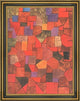 Paul Klee Mountain Village Autumnal - 21" x 28" Framed Premium Canvas Print
