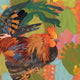 "Mexican Rooster" Painting Print on Canvas by Evelia