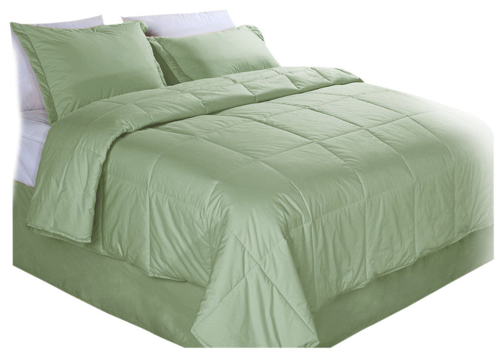 Cottonpure Sustainable Cotton Medium Warmth Breathable Hypoallergenic Comforter
