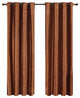 Geneva Energy Saving Grommet Curtain, Rust, 104"x108", Set of 2