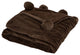 Safavieh Dalson Pom Pom Throw, Brown