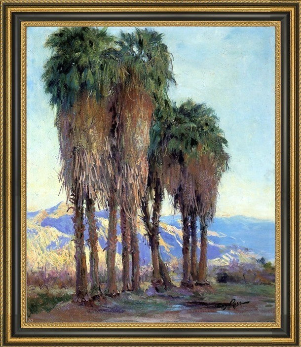 Guy Orlando Rose Palms Framed Premium Canvas Print, 20"x25"
