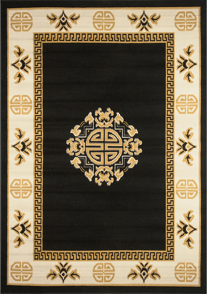 Home Dynamix Premium Sultan Runner Area Rug 1'9"x7'2", Decorative Ebony