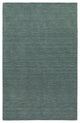 Arista Solid Blue Hand-Crafted Area Rug, 2'6"x8'