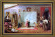 Thomas Le Clear Interior with Portraits  Framed Premium Canvas Print, 18"x27"
